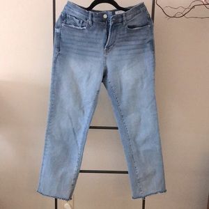 Kensie jeans vintage  luxe high rise cropped jeans size 8/29